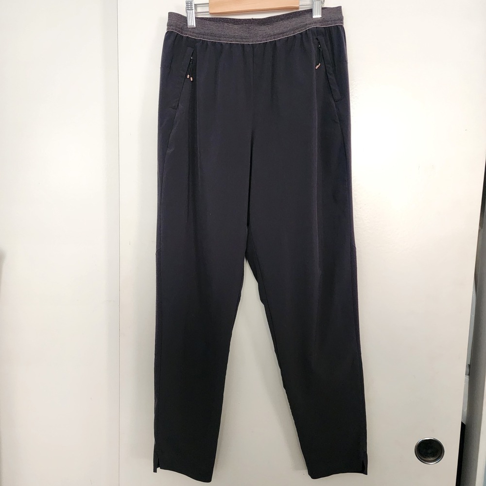REI Co-op Tapered Active Pants Womens Medium Black Excellent Mesh Vent Zippered